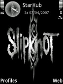 Скриншот темы Slipknot для телефона Nokia