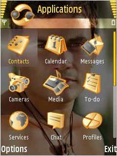 Скриншот темы для Nokia