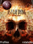 Скриншот темы As I Lay Dying для телефона Nokia