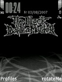 Скриншот темы Black Dahlia Murder для телефона Nokia