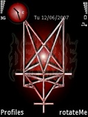 Скриншот темы Deicide для телефона Nokia