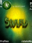 Скриншот темы Soulfly для телефона Nokia