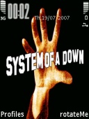 Скриншот темы System Of A Down для телефона Nokia