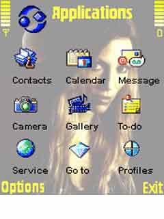 Скриншот темы для Nokia