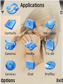 Скриншот темы для Nokia