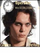 Скриншот темы Ville Valo для телефона Nokia