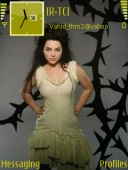 Скриншот темы Amy Lee для телефона Nokia