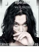 Скриншот темы Ville Valo 2 для телефона Nokia