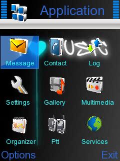 Скриншот темы для Nokia