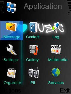 Скриншот темы для Nokia