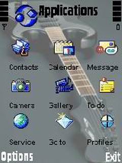 Скриншот темы для Nokia