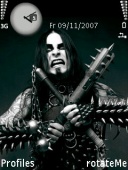 Скриншот темы Shagrath для телефона Nokia