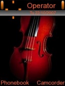 Скриншот темы Violin music Edition для телефона Nokia