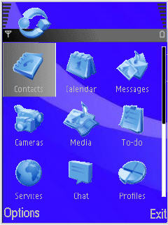 Скриншот темы для Nokia