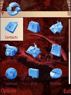 Скриншот темы для Nokia