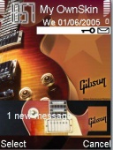 Скриншот темы Gibson для телефона Nokia