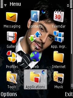Скриншот темы для Nokia
