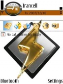 Скриншот темы Winamp Logo для телефона Nokia