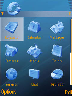 Скриншот темы для Nokia