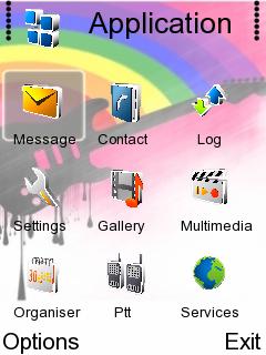 Скриншот темы для Nokia