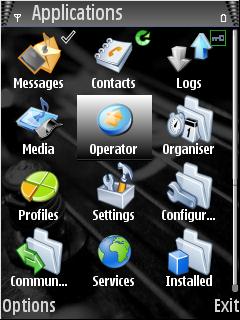 Скриншот темы для Nokia