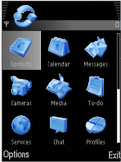 Скриншот темы для Nokia