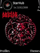 Скриншот темы Deicide для телефона Nokia