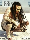 Скриншот темы Mortiis для телефона Nokia