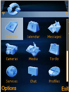 Скриншот темы для Nokia