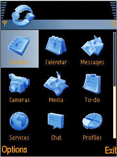 Скриншот темы для Nokia