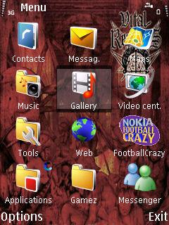 Скриншот темы для Nokia