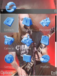 Скриншот темы для Nokia