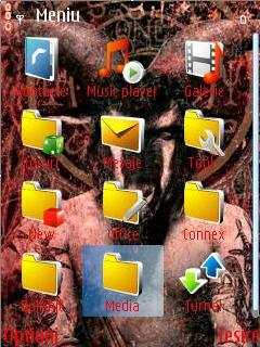 Скриншот темы для Nokia