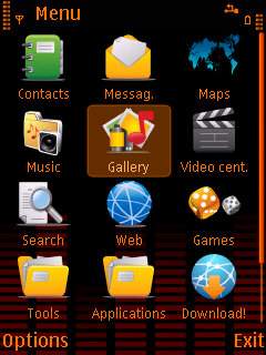 Скриншот темы для Nokia