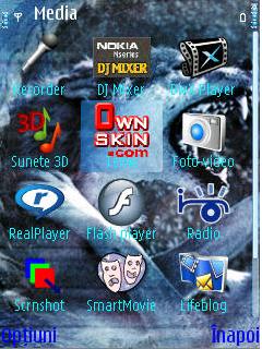 Скриншот темы для Nokia
