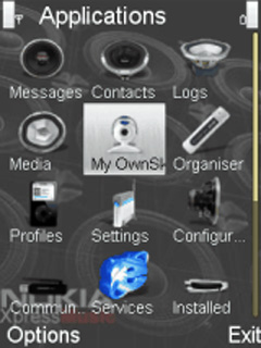 Скриншот темы для Nokia