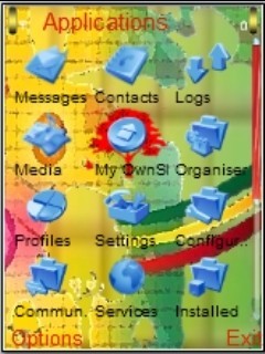 Скриншот темы для Nokia