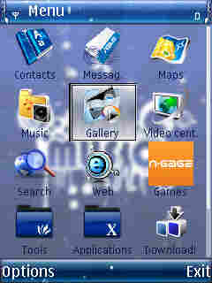 Скриншот темы для Nokia