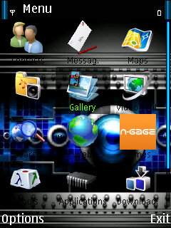 Скриншот темы для Nokia