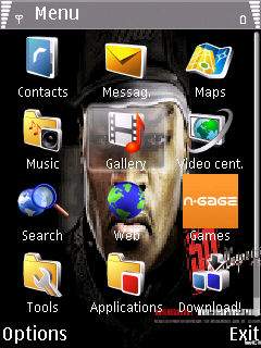 Скриншот темы для Nokia