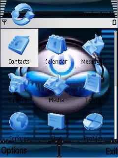 Скриншот темы для Nokia