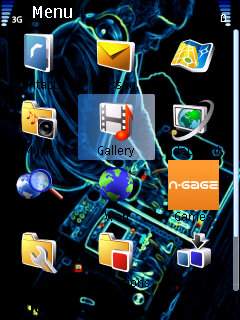 Скриншот темы для Nokia