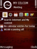 Скриншот темы Musics для телефона Nokia