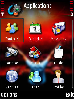 Скриншот темы для Nokia