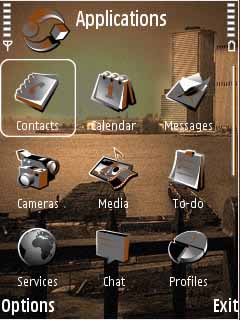 Скриншот темы для Nokia