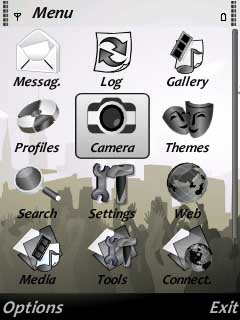 Скриншот темы для Nokia