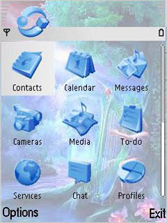 Скриншот темы для Nokia