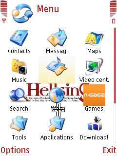 Скриншот темы для Nokia