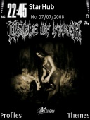 Скриншот темы Cradle Of Filth для телефона Nokia