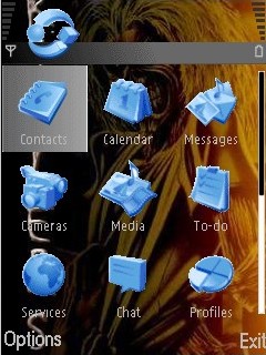 Скриншот темы для Nokia